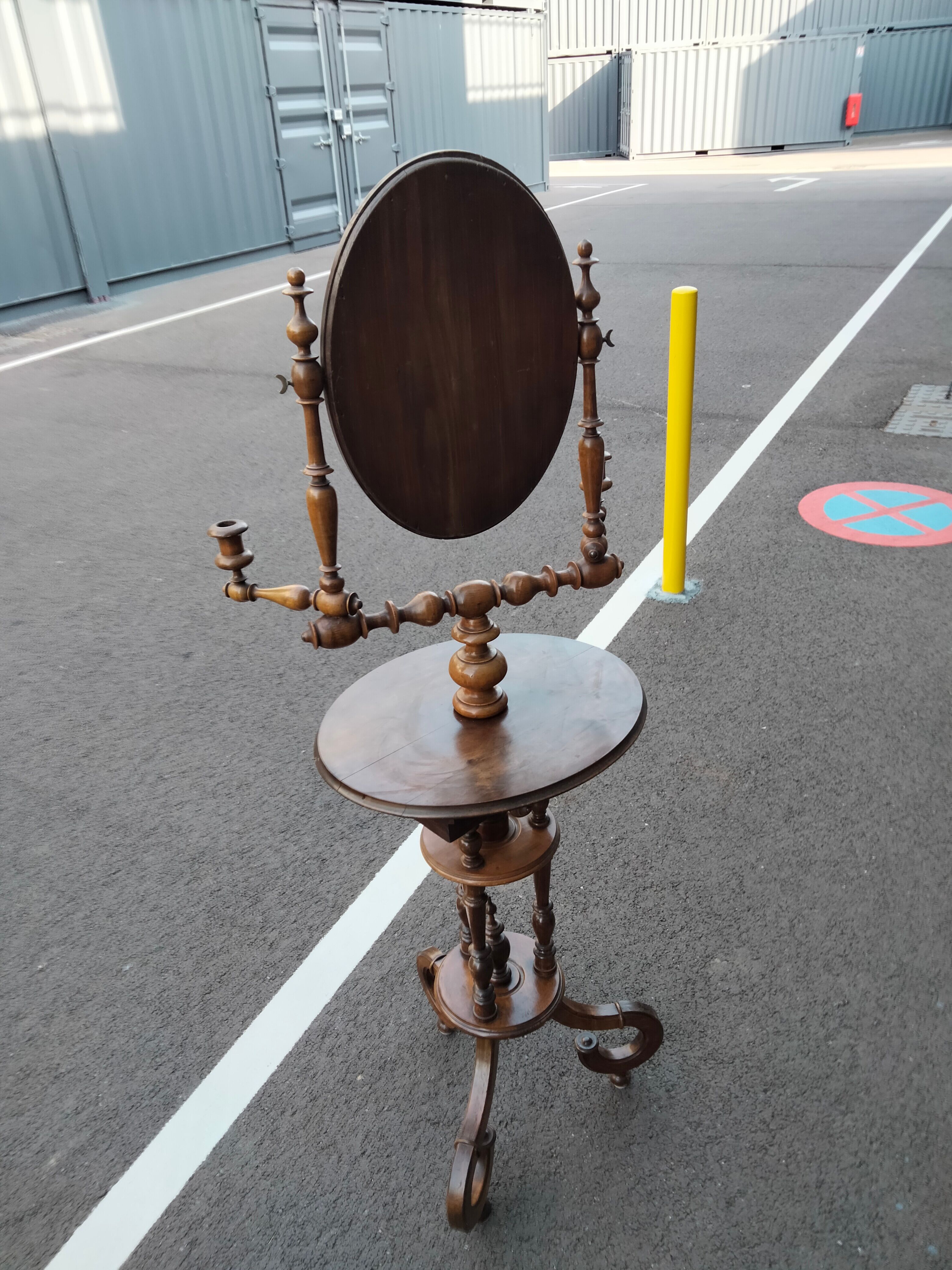 Coiffeuse ancienne meuble de barbier ancien  vintage