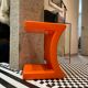 Stool M stool ultra design contempo seat orange by Marzais Creations