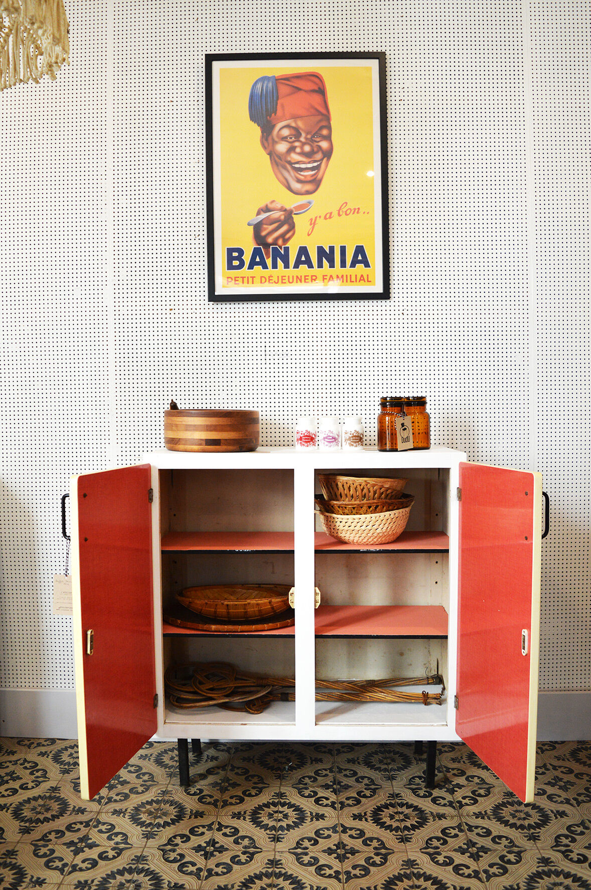 Meuble formica corail