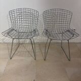 Set of 2 Bertoia chairs for Knoll