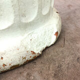 Vintage painted terracotta column