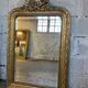 Old mirror Louis Philippe. Beveled mercury ice