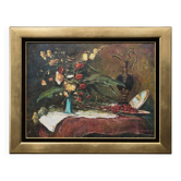 Gyula Takács (1905–2002). Still life with flowers.