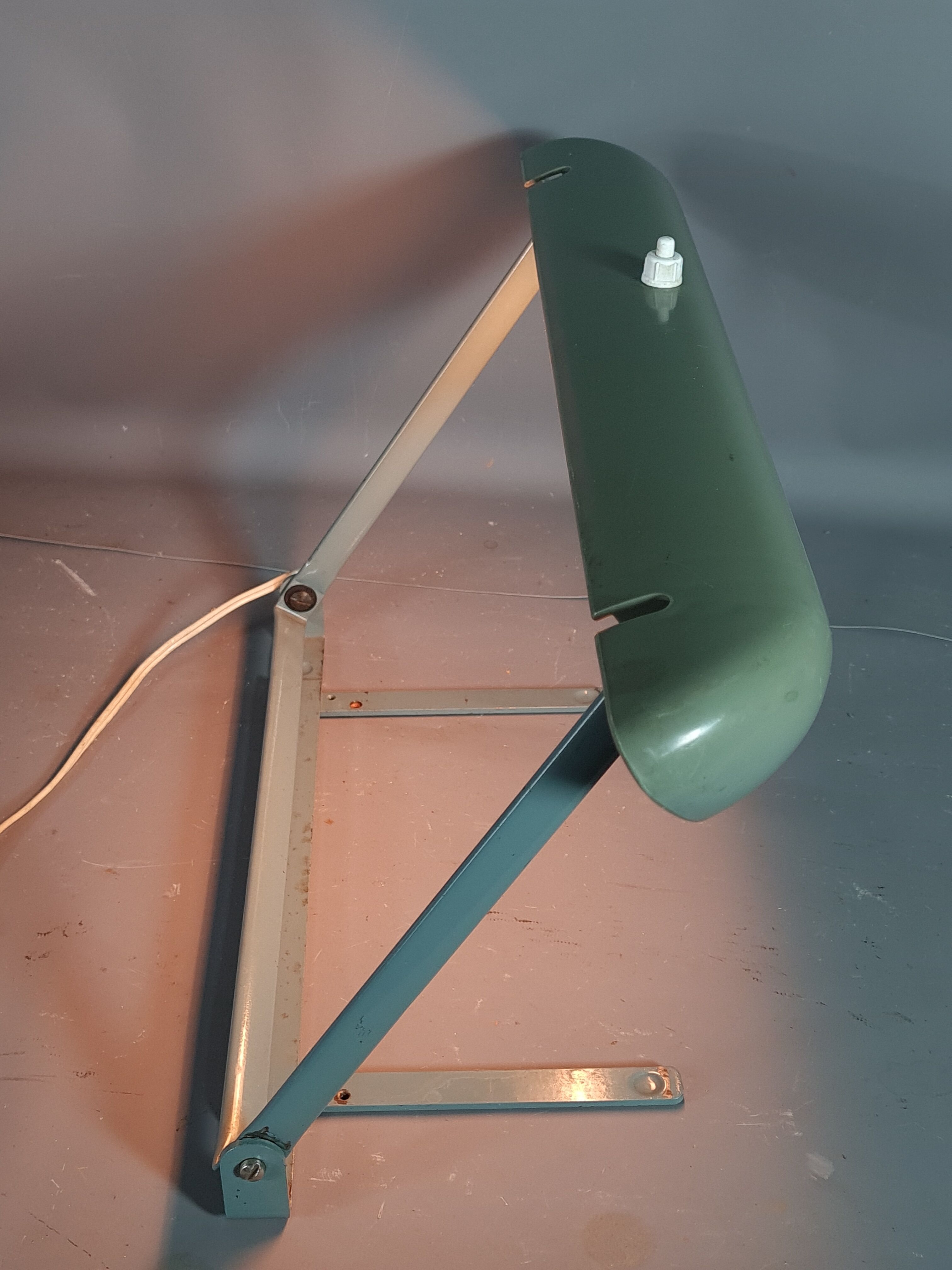 Vintage 50/60 adjustable desk or wall lamp