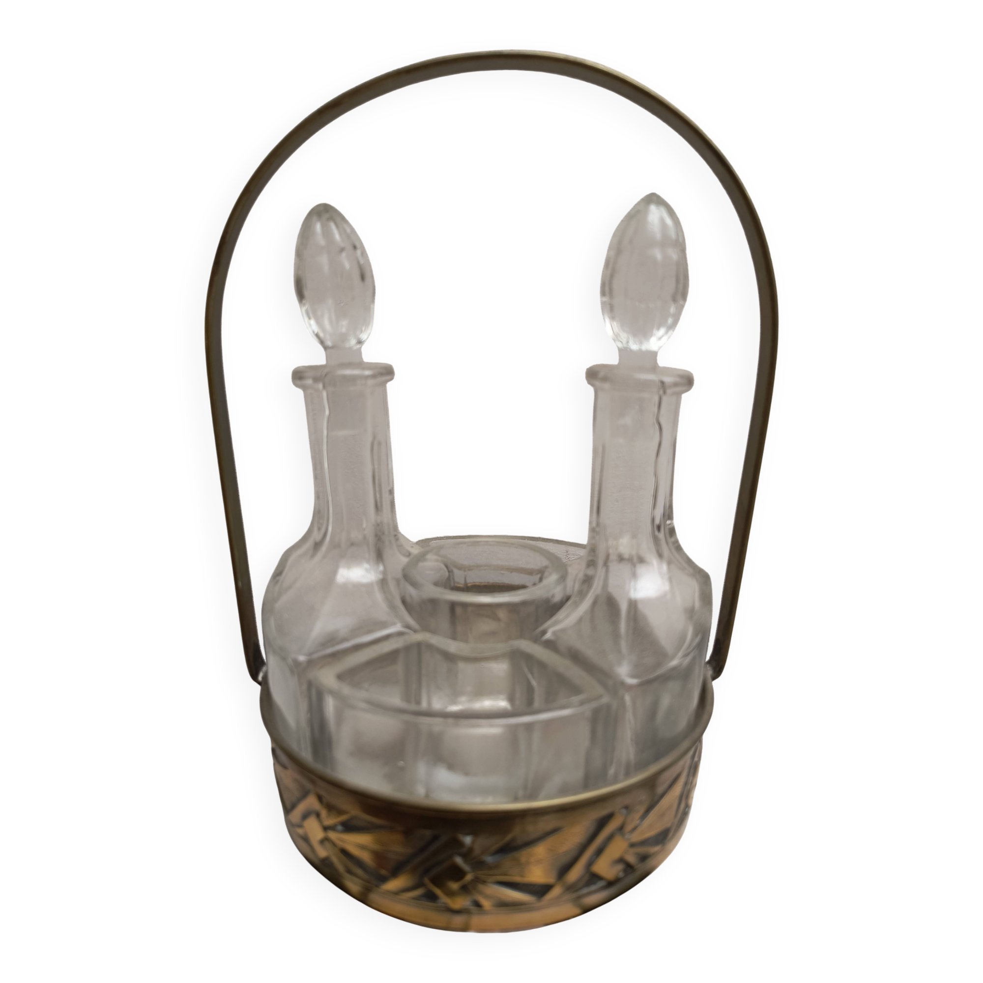 Art Deco style condiment service