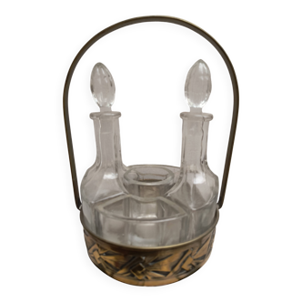 Art Deco style condiment service