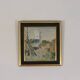 Original Oil on Canvas – “Village” (Attributed to H. Benneth) – Framed