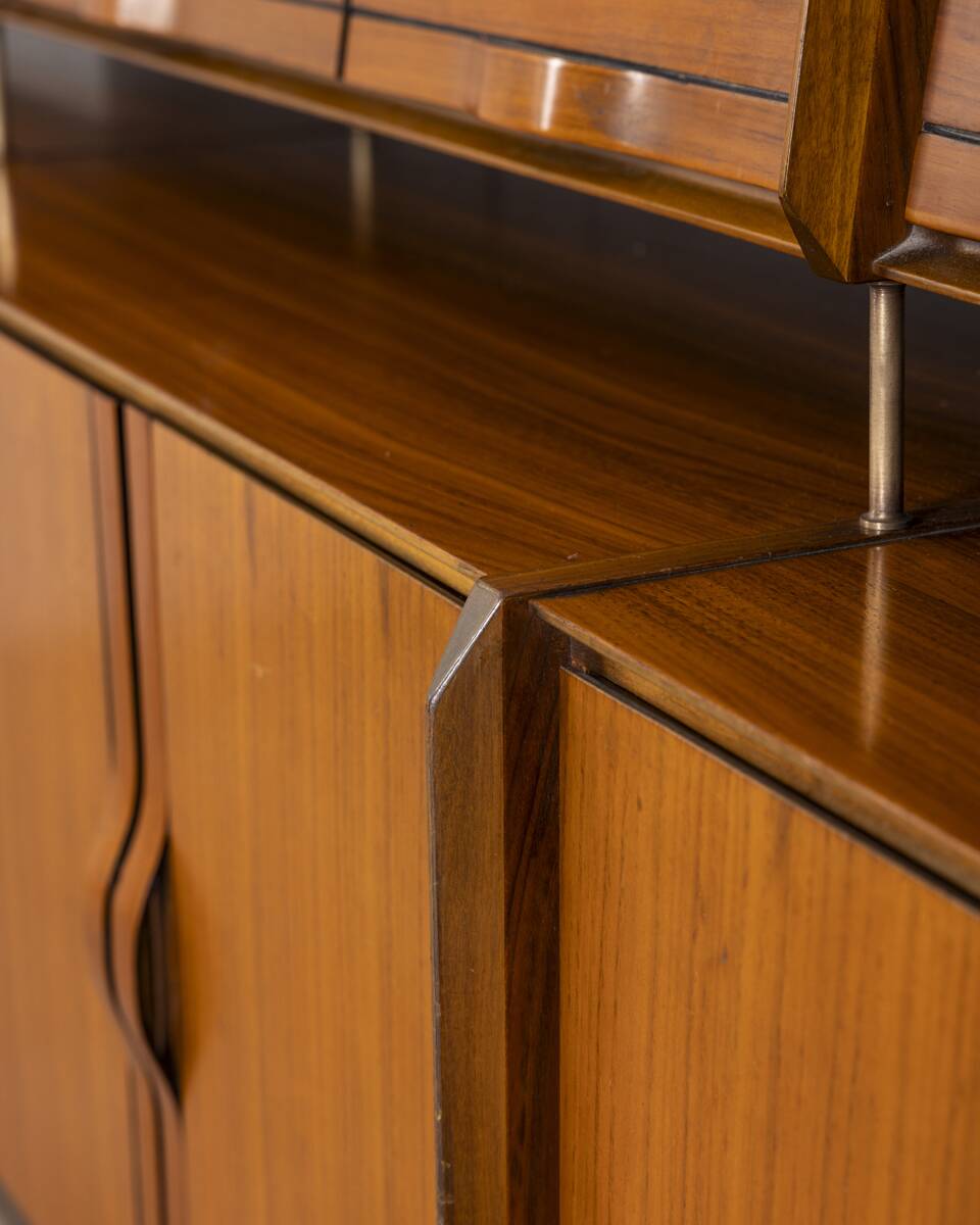 Vintage 1970s teak sideboard, designed by Barovero