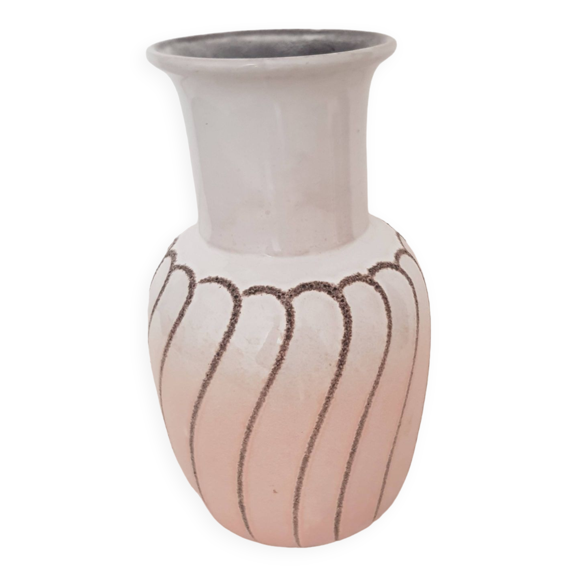 Vintage Strehla Keramik Vase