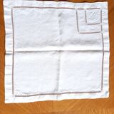 DR monogrammed embroidered napkin