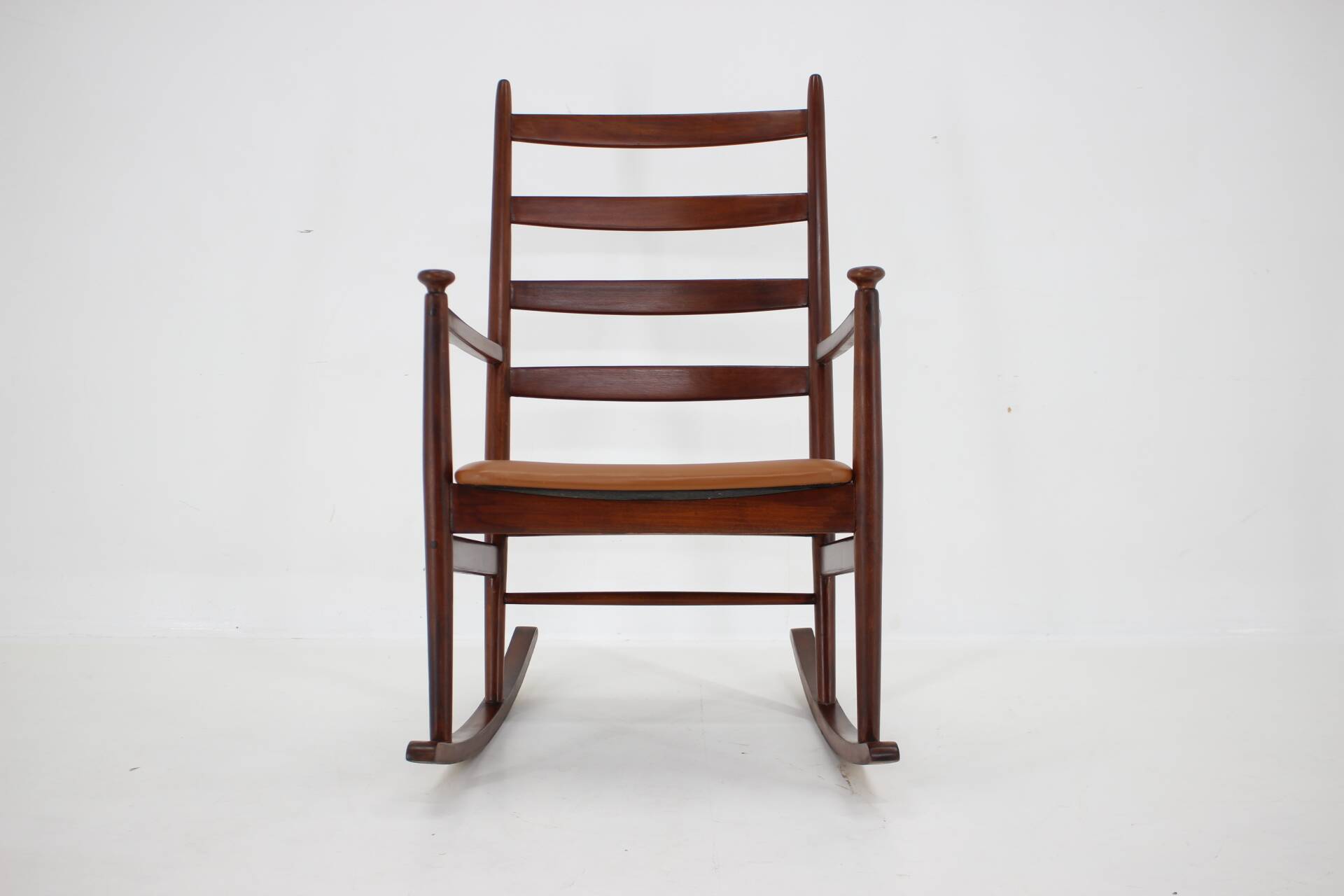 Niels Eilersen Beech Rocking Chair, Denmark 1960s