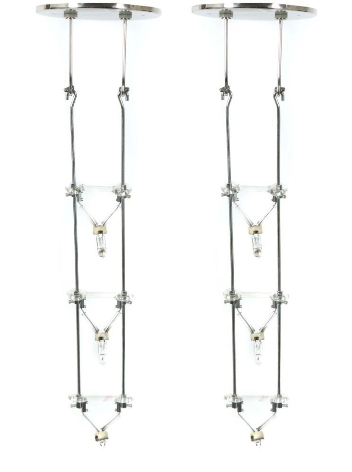 Pair of Scintilla Suspensions by Livio and Pier Giacomo Castiglioni Fontana Ar