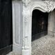 Remarkable Louis XV Style Fireplace In White Carrara Marble Circa 1880