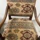 Set of four Louis XIII style high-back armchairs, 20th century.