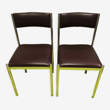 Vintage Collomb chairs 1970
