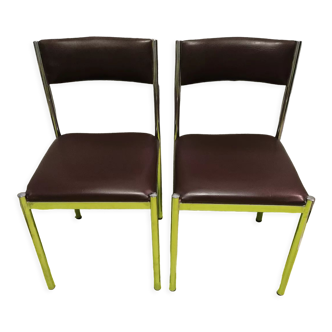 Vintage Collomb chairs 1970