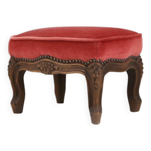 Repose-pieds de style - velours