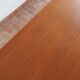Extendable dining table in teak, tapered legs, 1960s.