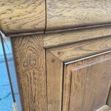 Buffet enfilade Louis Philippe en chêne massif du 20ème 186cm