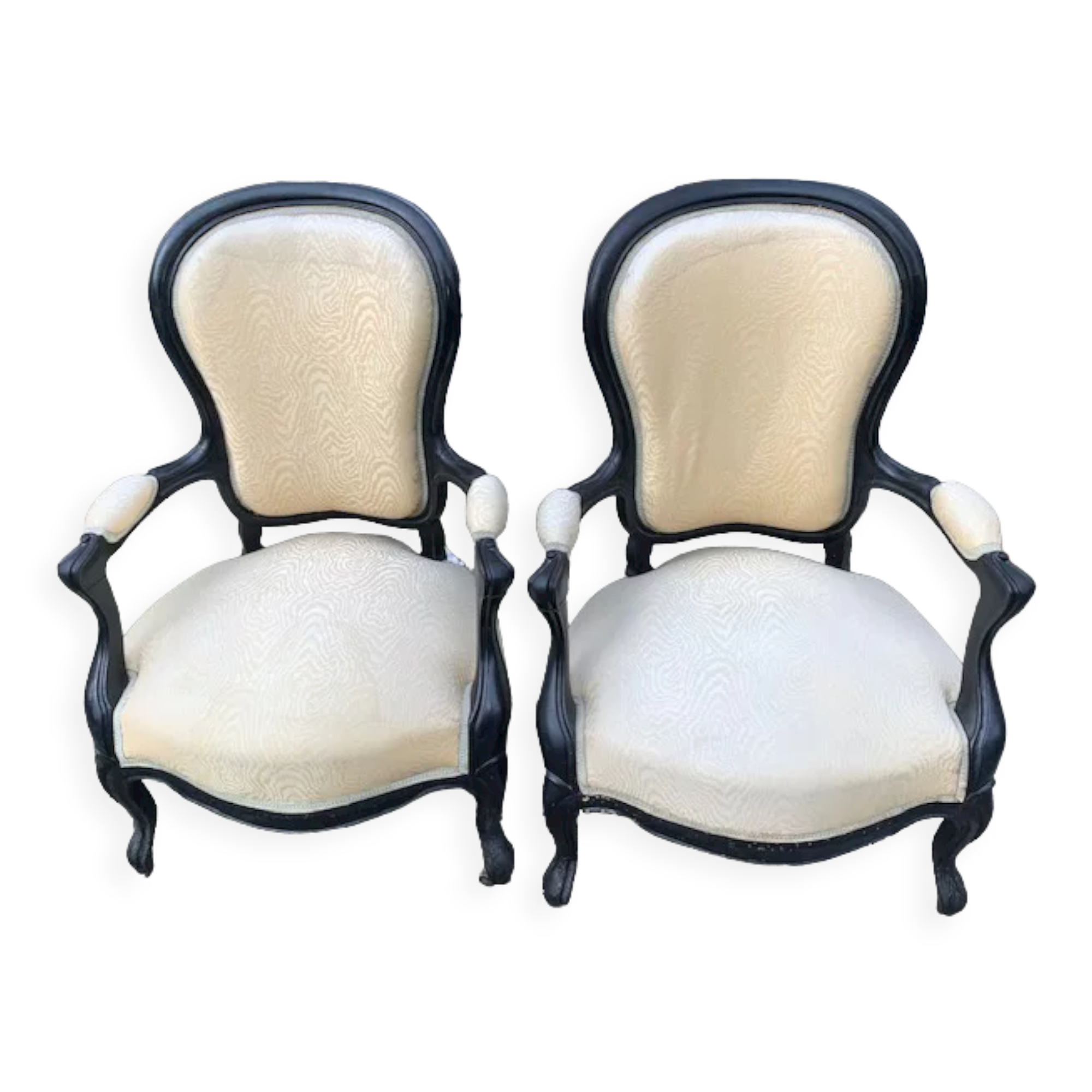 Pair of armchairs Napoleon III