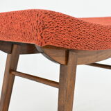 1980s Oak Stool, Czechoslovakia