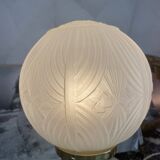 Art deco lamp with bronze base