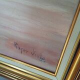 Roger Vivés painting fantasia oil on canvas