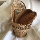 3 vintage baskets