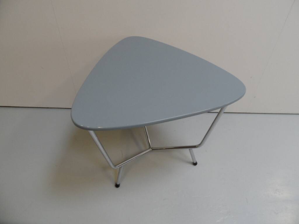 Vintage sidetable with chrome base 1950's