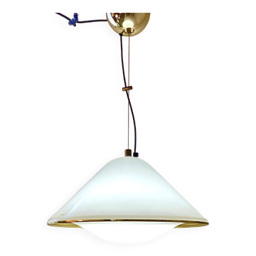 Suspension Space Age IGuzzini "Elpis", Harvey Guzzini, Italie années 1970