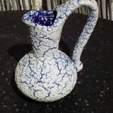 Small blue and white vase