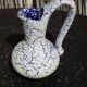 Petit vase bleu et blanc