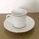 Coffee service with 11 cups and 6 saucers made of Limoges porcelain.