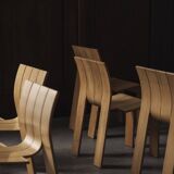Set of 6 dining chairs by Gijs Bakker