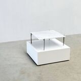 Early PK61 coffee table by Poul Kjaerholm EKC Denmark 1956 with Carrara marble top