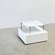 Early PK61 coffee table by Poul Kjaerholm EKC Denmark 1956 with Carrara marble top