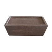 School pen tray in stained wood - 1960s/1970s