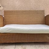 Banquette rotin / osier