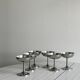 6 stainless steel footed bowls, Letang Remy style