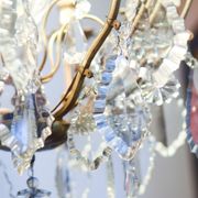 Classic French chandelier with grapevines