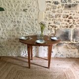 Antique round wooden table