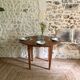 Antique round wooden table