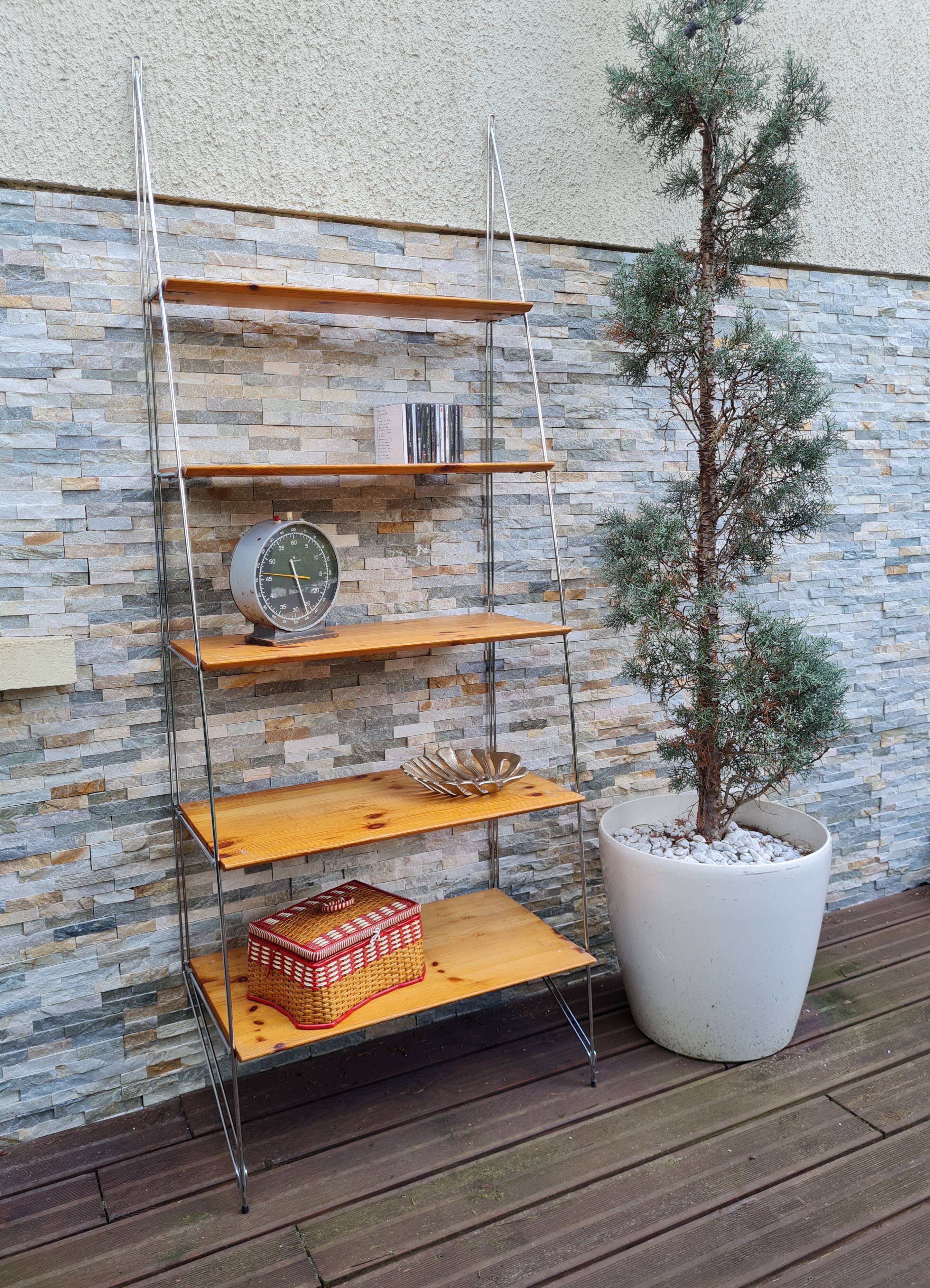 wall shelves string style, vintage 80s or Bookcase