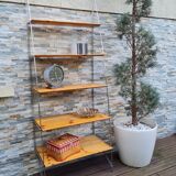 wall shelves string style, vintage 80s or Bookcase