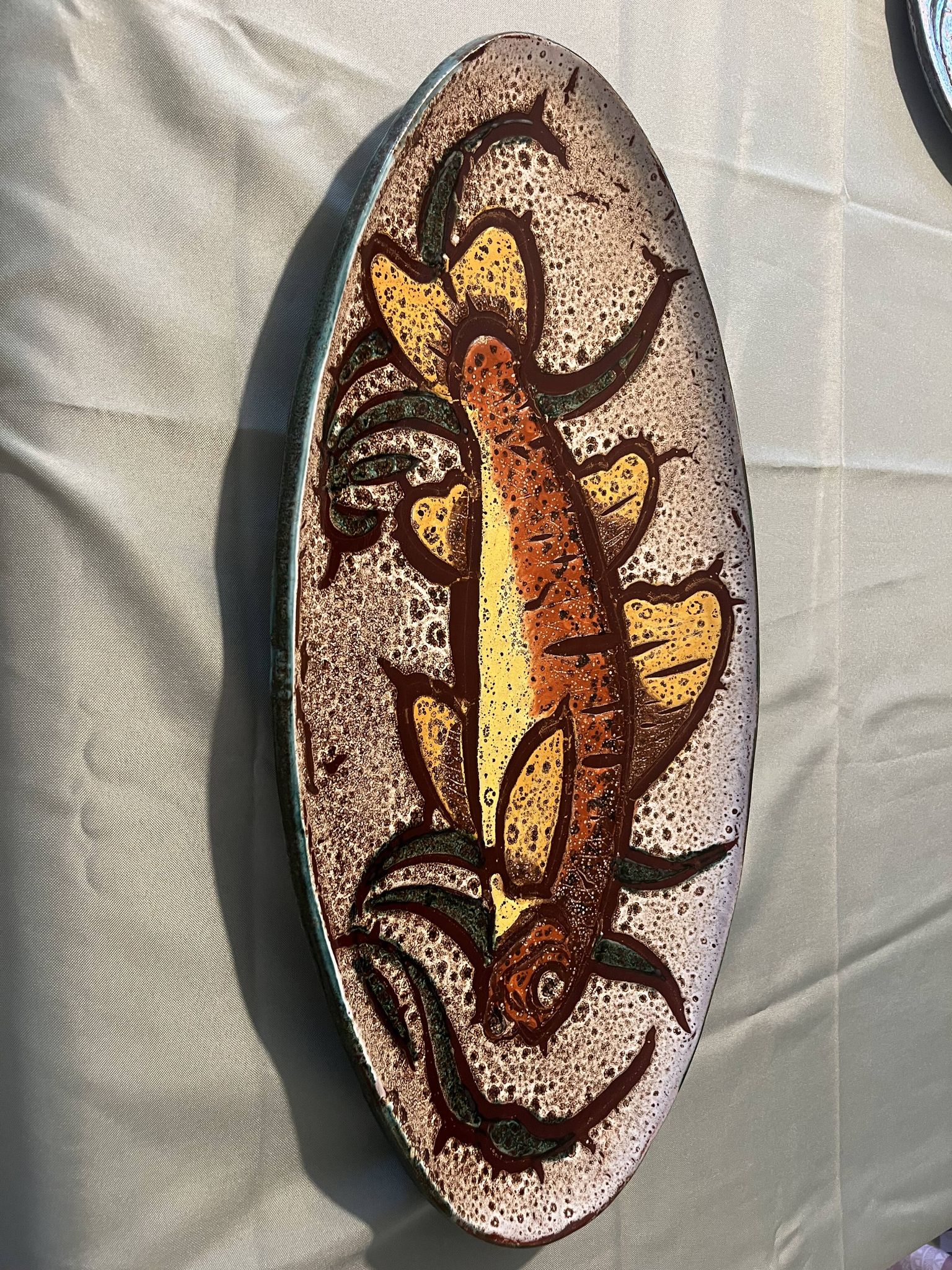 Service à poisson Vallauris plat + 12 assiettes