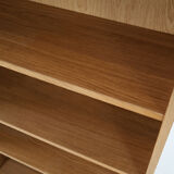 Bookcase with oak veneer scandinavian design from the 70s