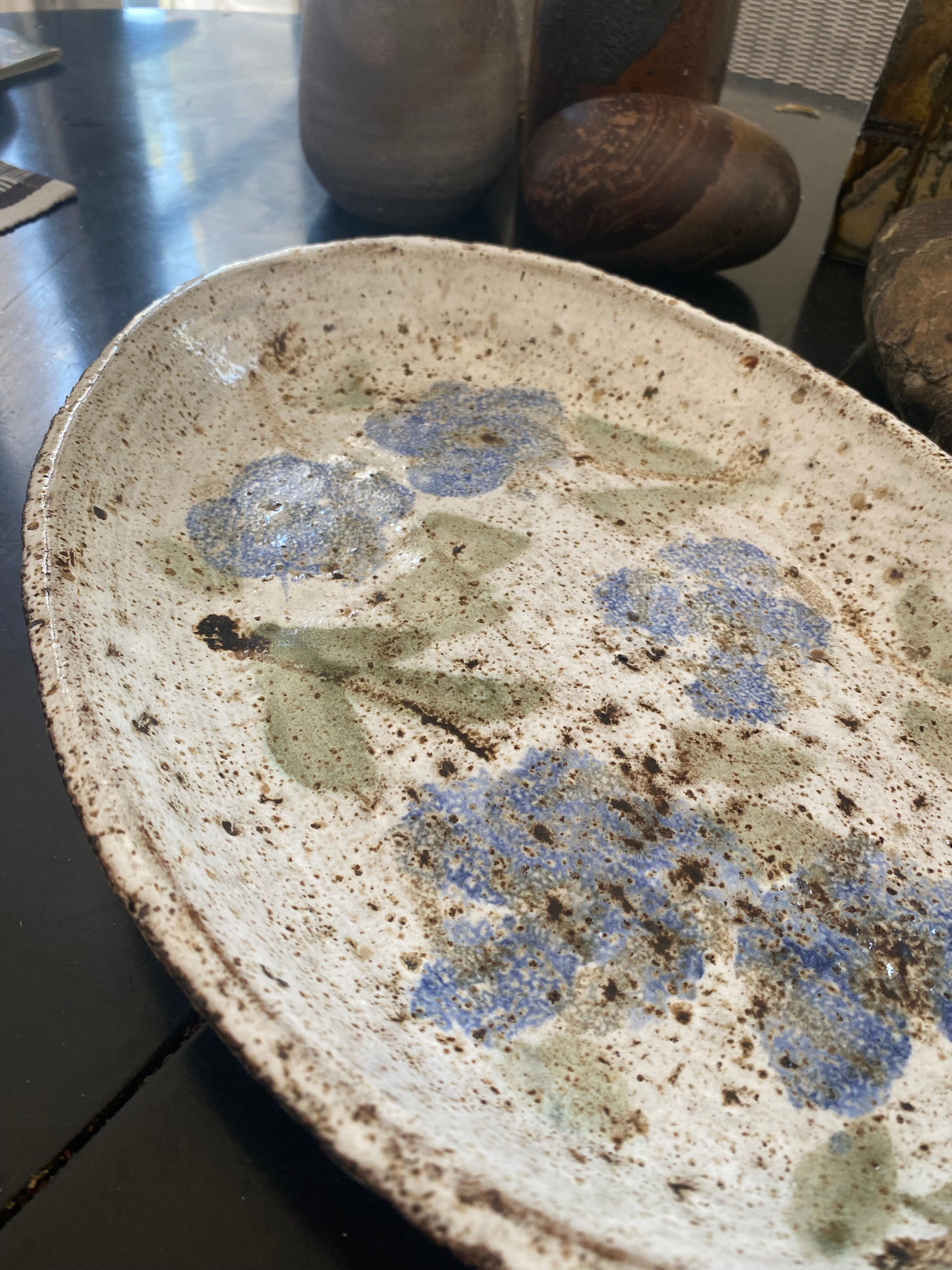 Ceramic dish Vallauris 1960