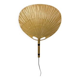 Applique murale vintage en bambou Uchiwa III d'Ingo Maurer pour M-Design, années 1970