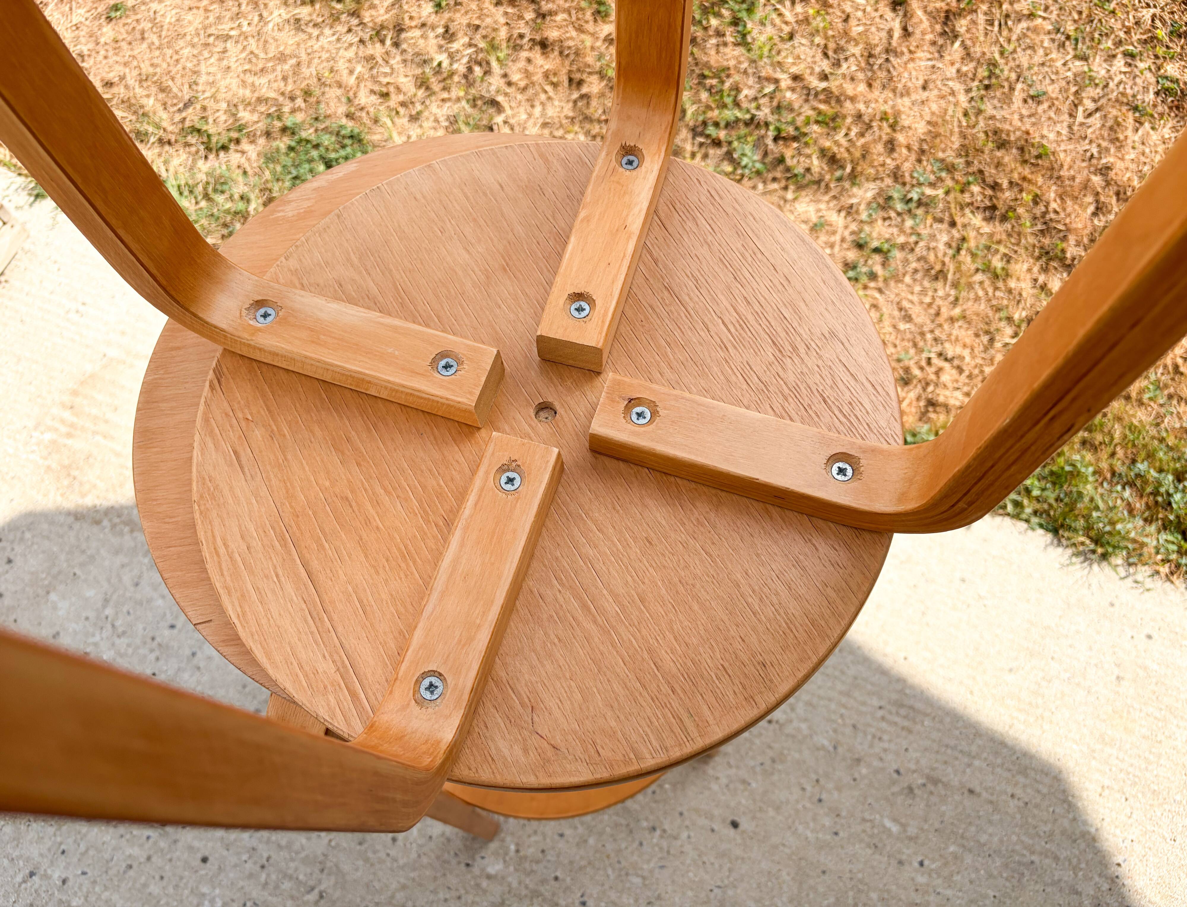 Pair of high stools, Frosta, IKEA, 1980s/90s