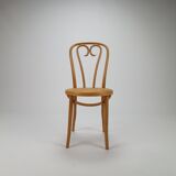 Mid century Zpm Radomsko bentwood and cane dining chair, 1960s